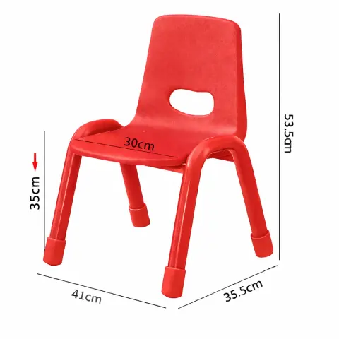 CADEIRA INFANTIL N35 ESC VERMELHA