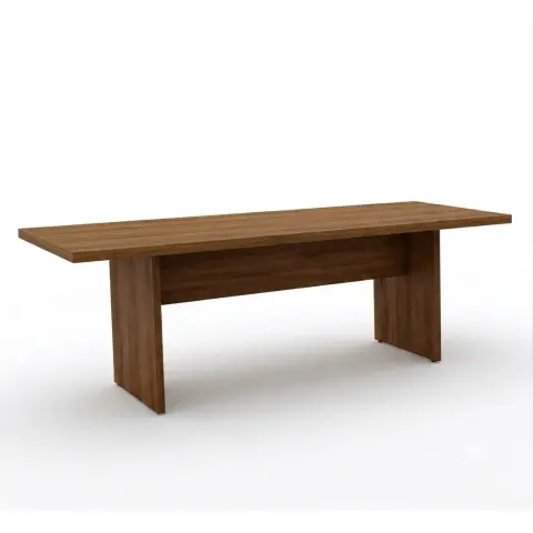 MESA REUNIAO PE PAINEL 30MM 200X100 CASTANHO